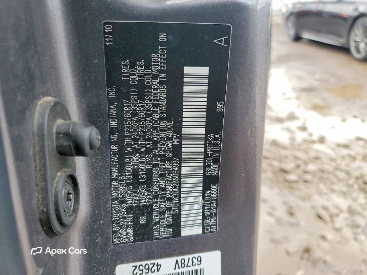 Toyota Sienna 2011