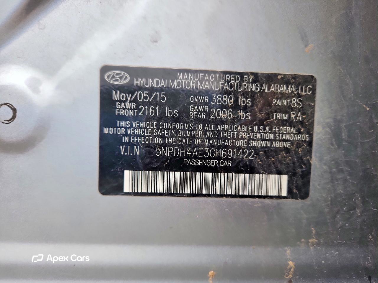 Hyundai Elantra 2016