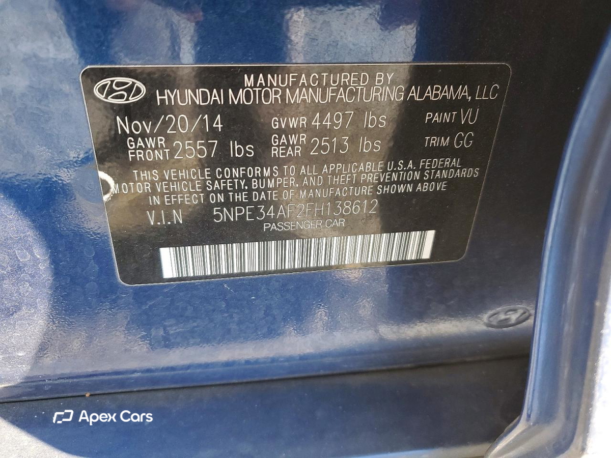 Hyundai Sonata 2015