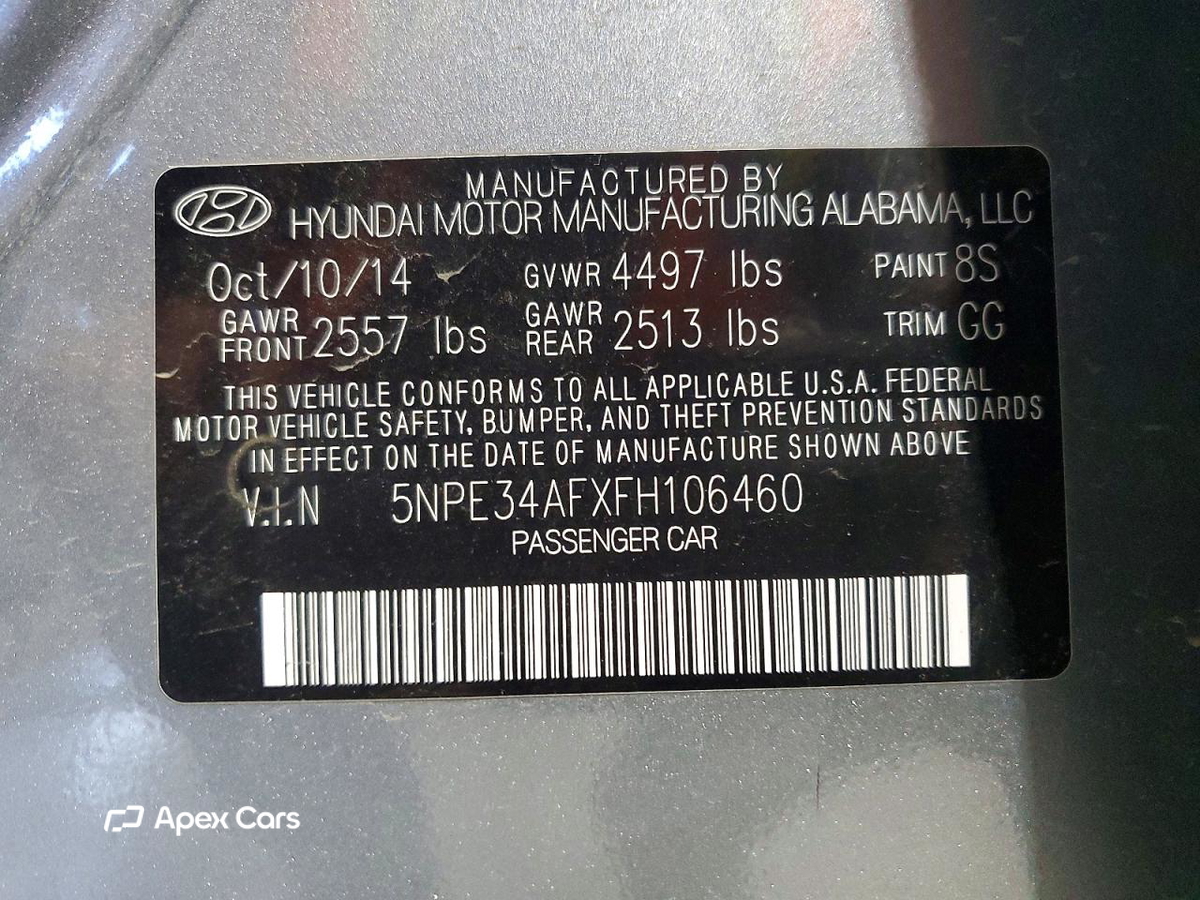 Hyundai Sonata 2015