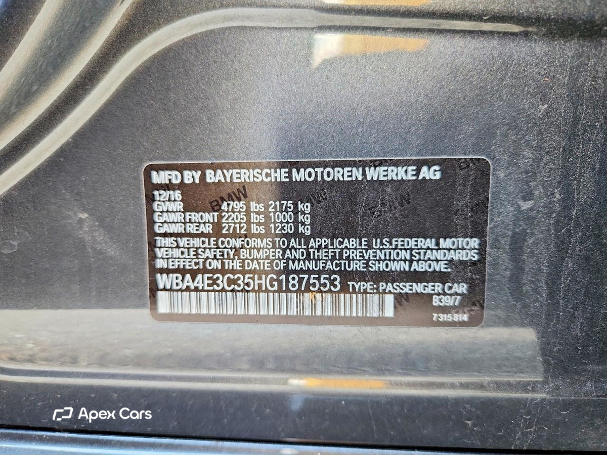 BMW Series 4 2017