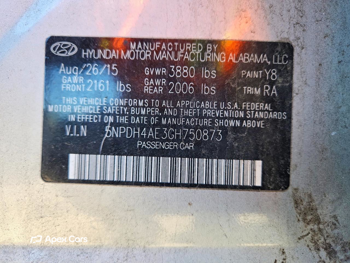 Hyundai Elantra 2016