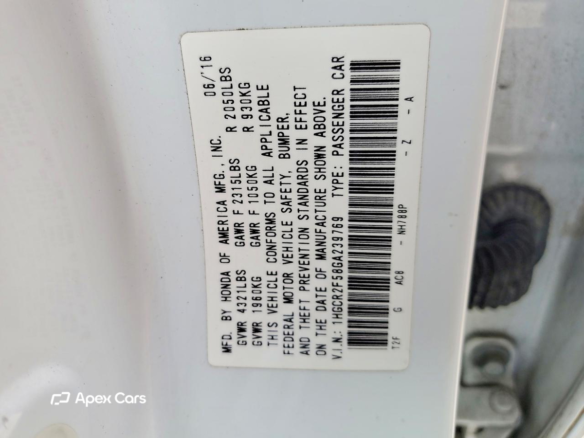 Honda Accord 2016