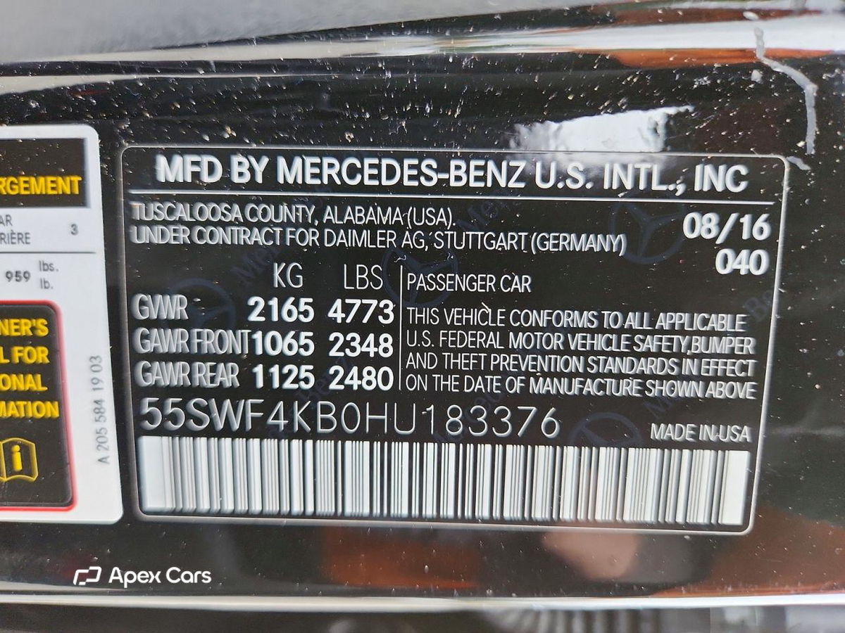 Mercedes-Benz C-klasse 2017