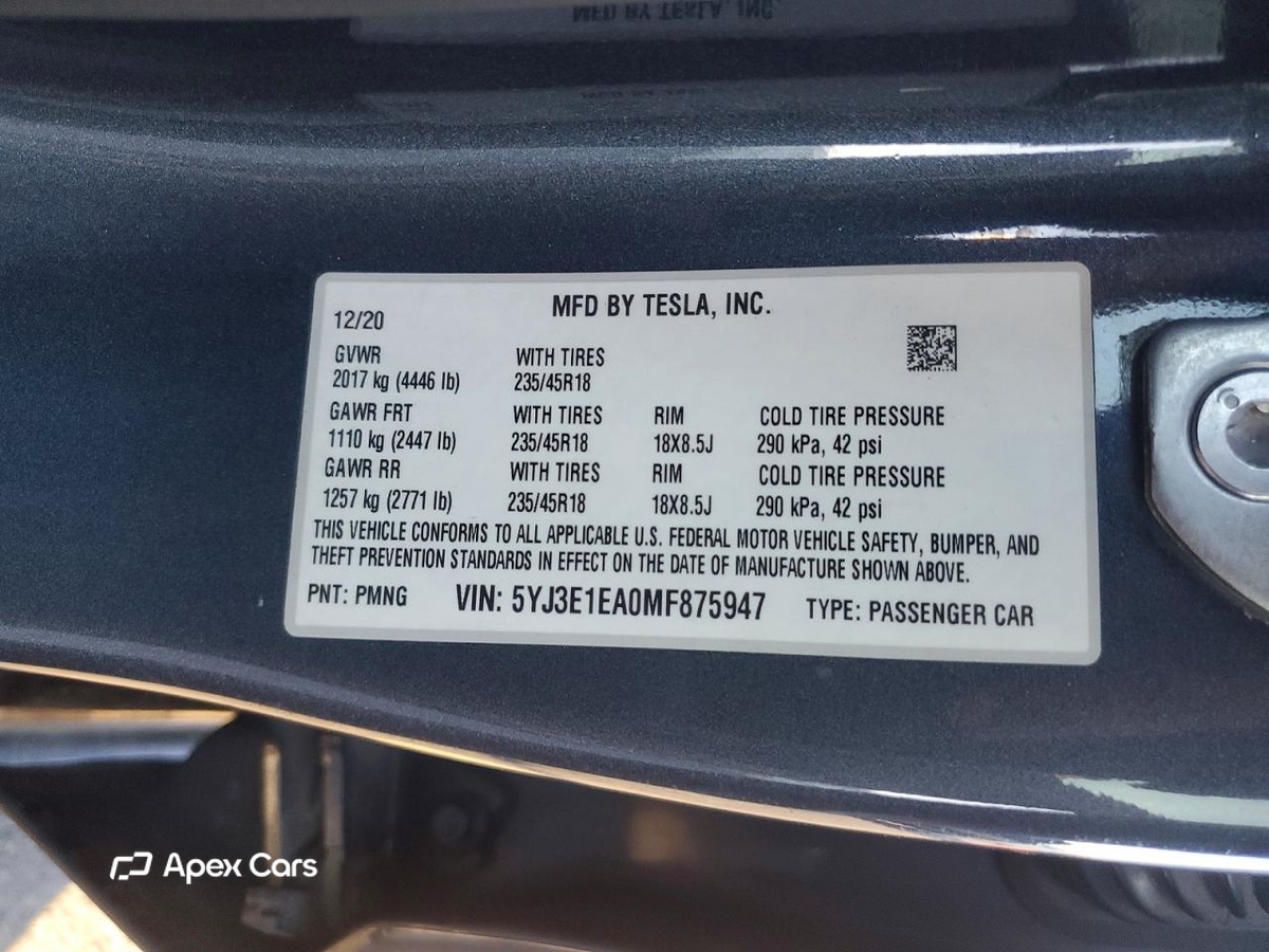 Tesla Model 3 2021