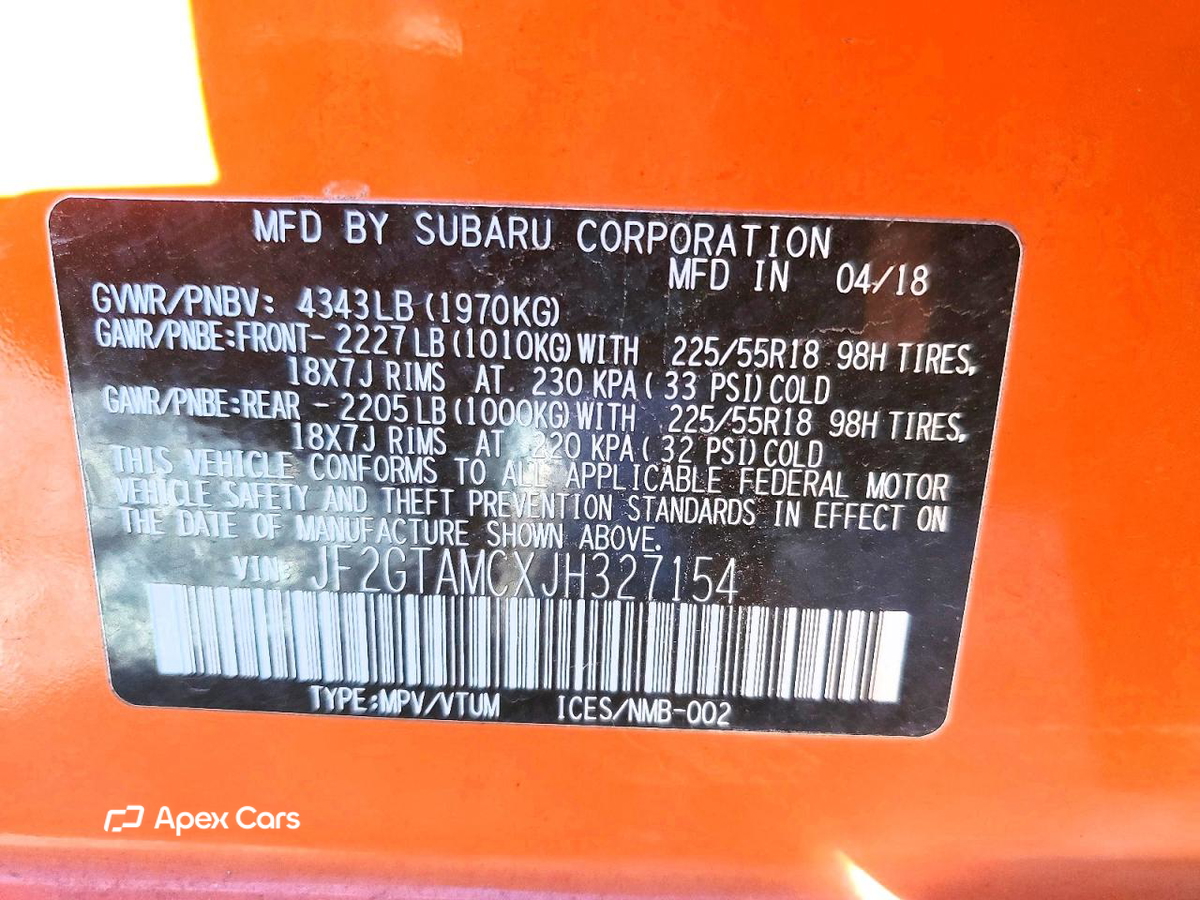 Subaru XV 2018