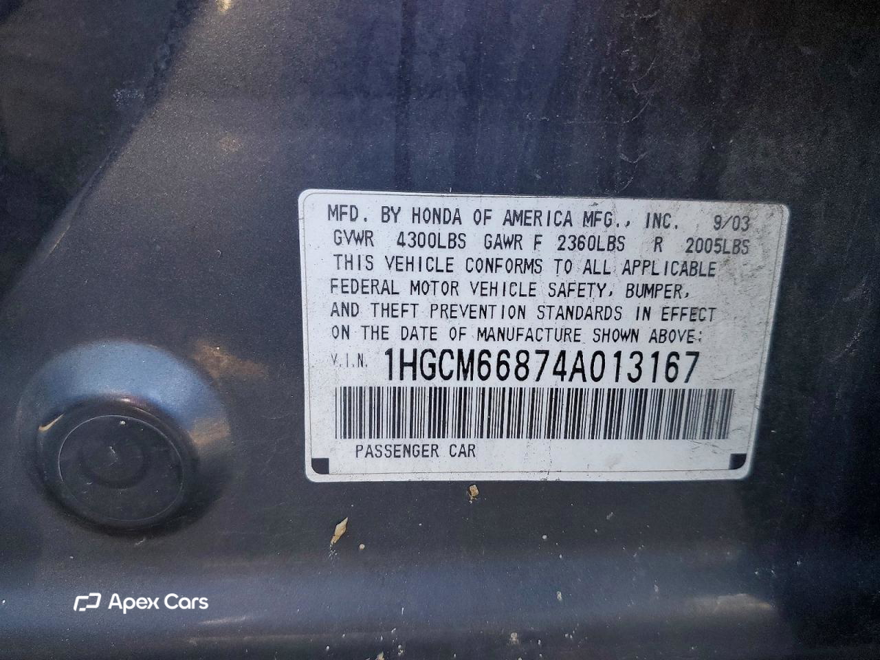 Honda Accord 2004