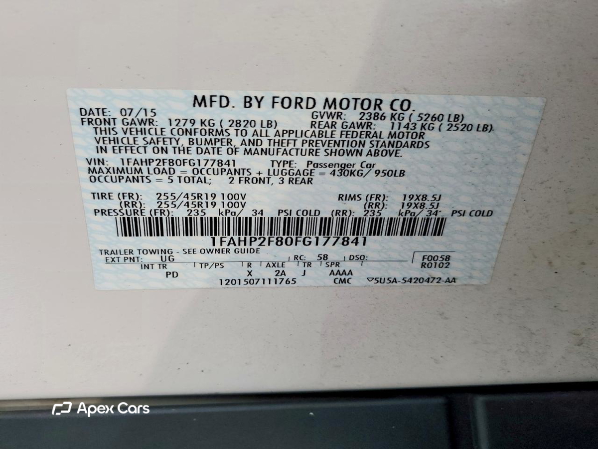 Ford Taurus 2015