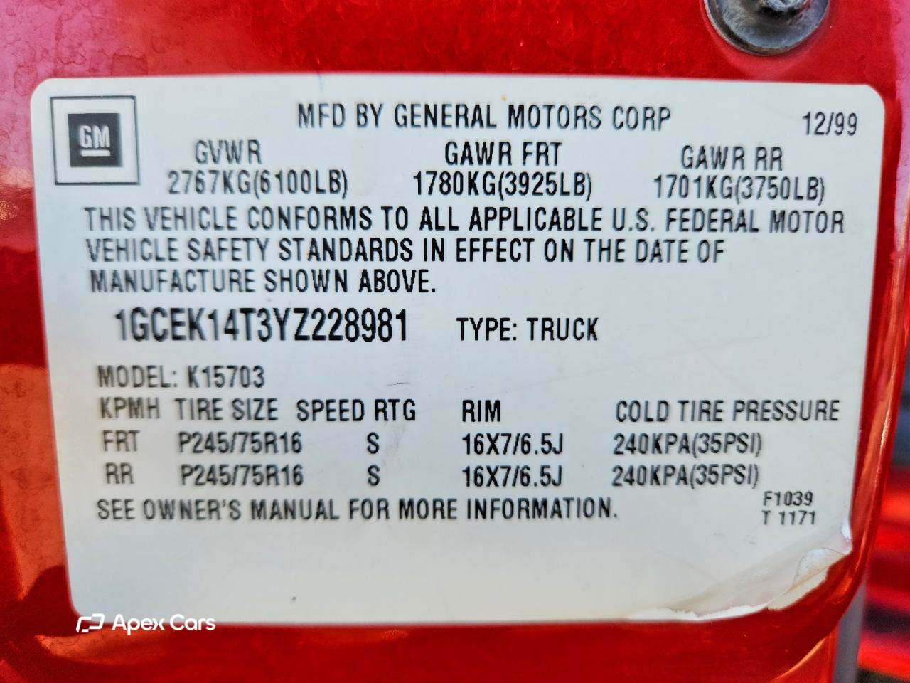 Chevrolet Silverado 2000