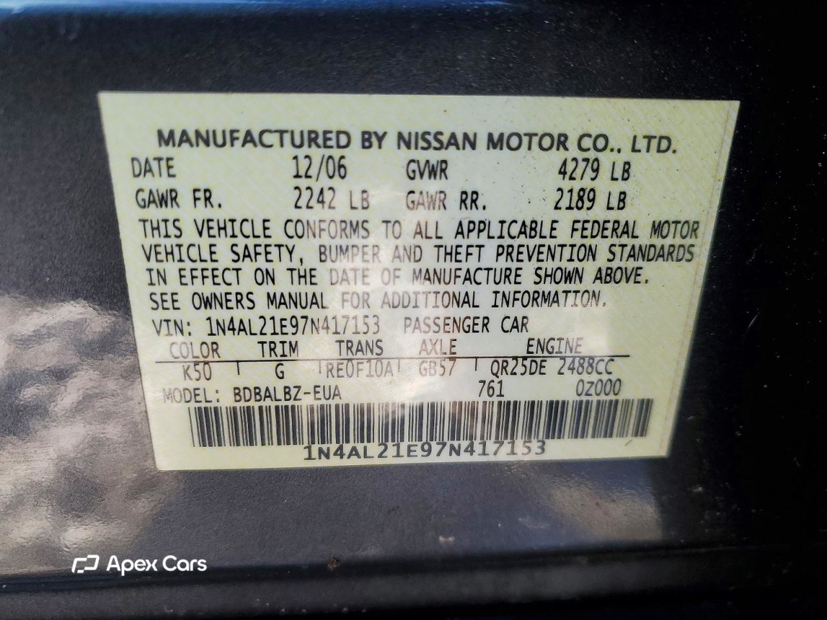 Nissan Altima 2007