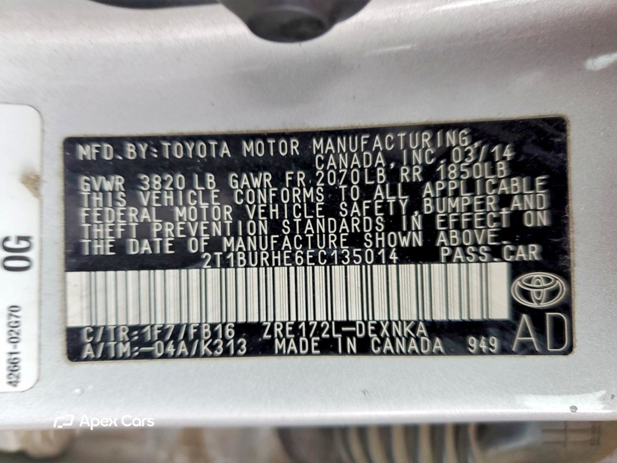 Toyota Corolla 2014