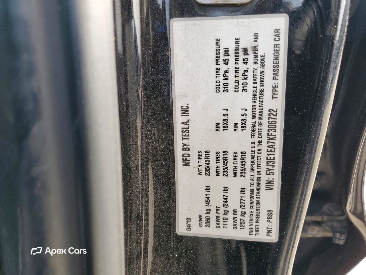 Tesla Model 3 2019