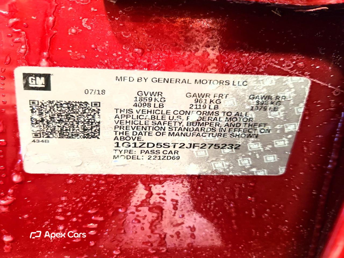 Chevrolet Malibu 2018
