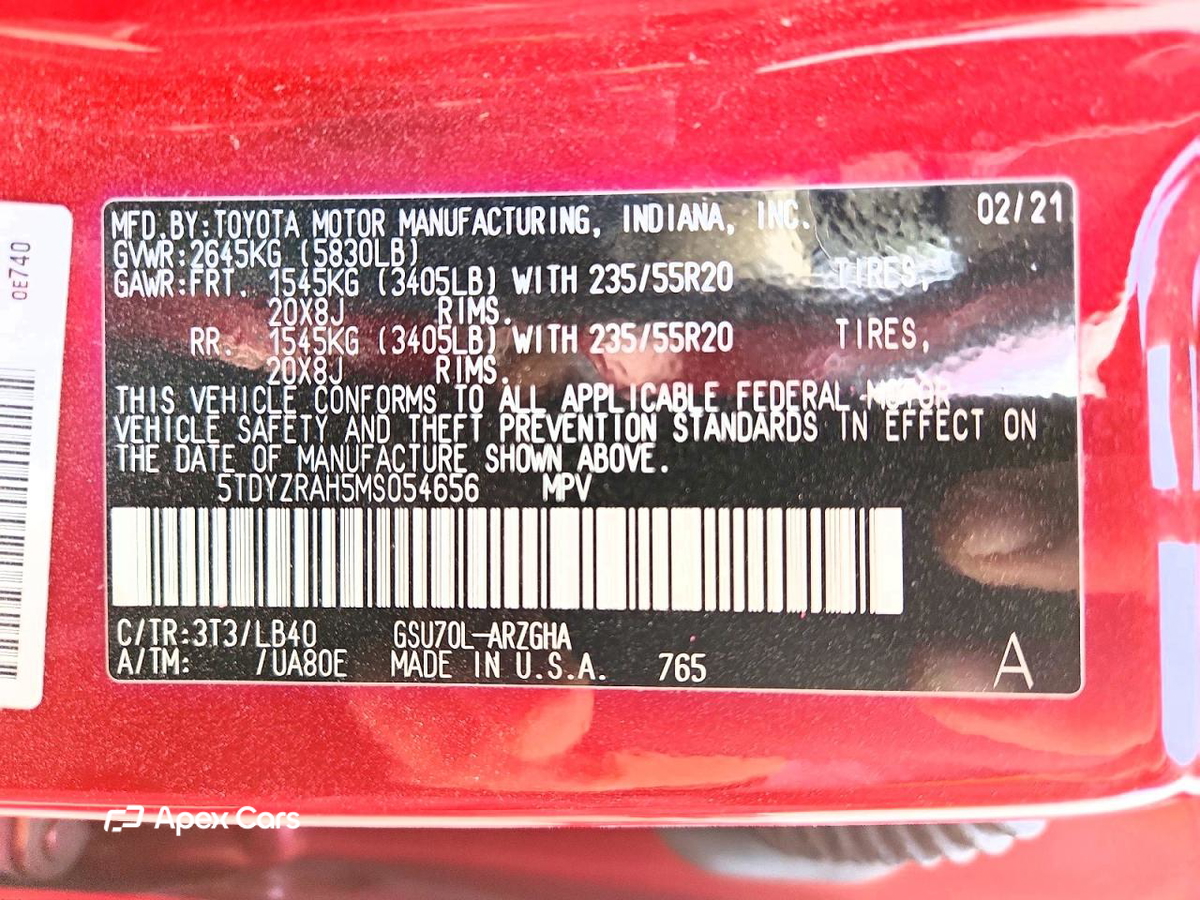 Toyota Highlander 2021