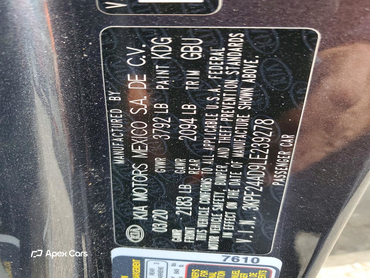 Kia Forte 2020