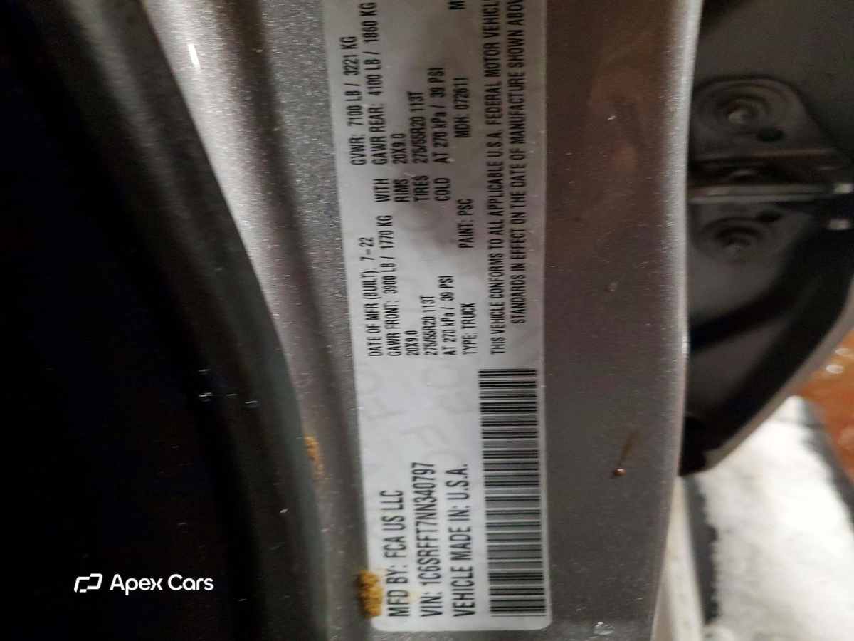 RAM 1500 2022