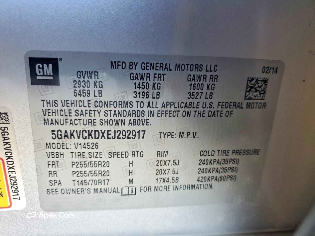 Buick Enclave 2014