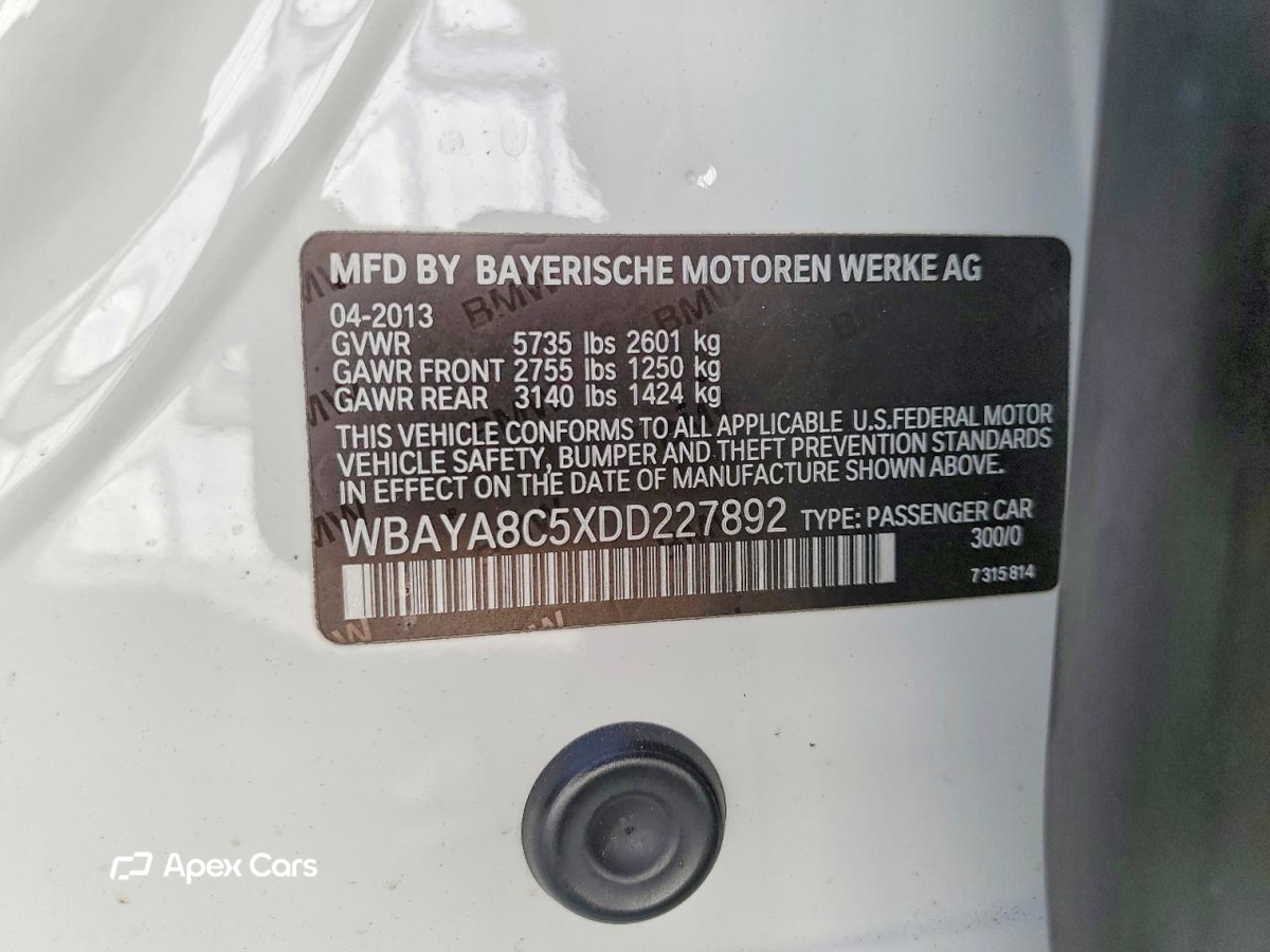 BMW Series 7 2013