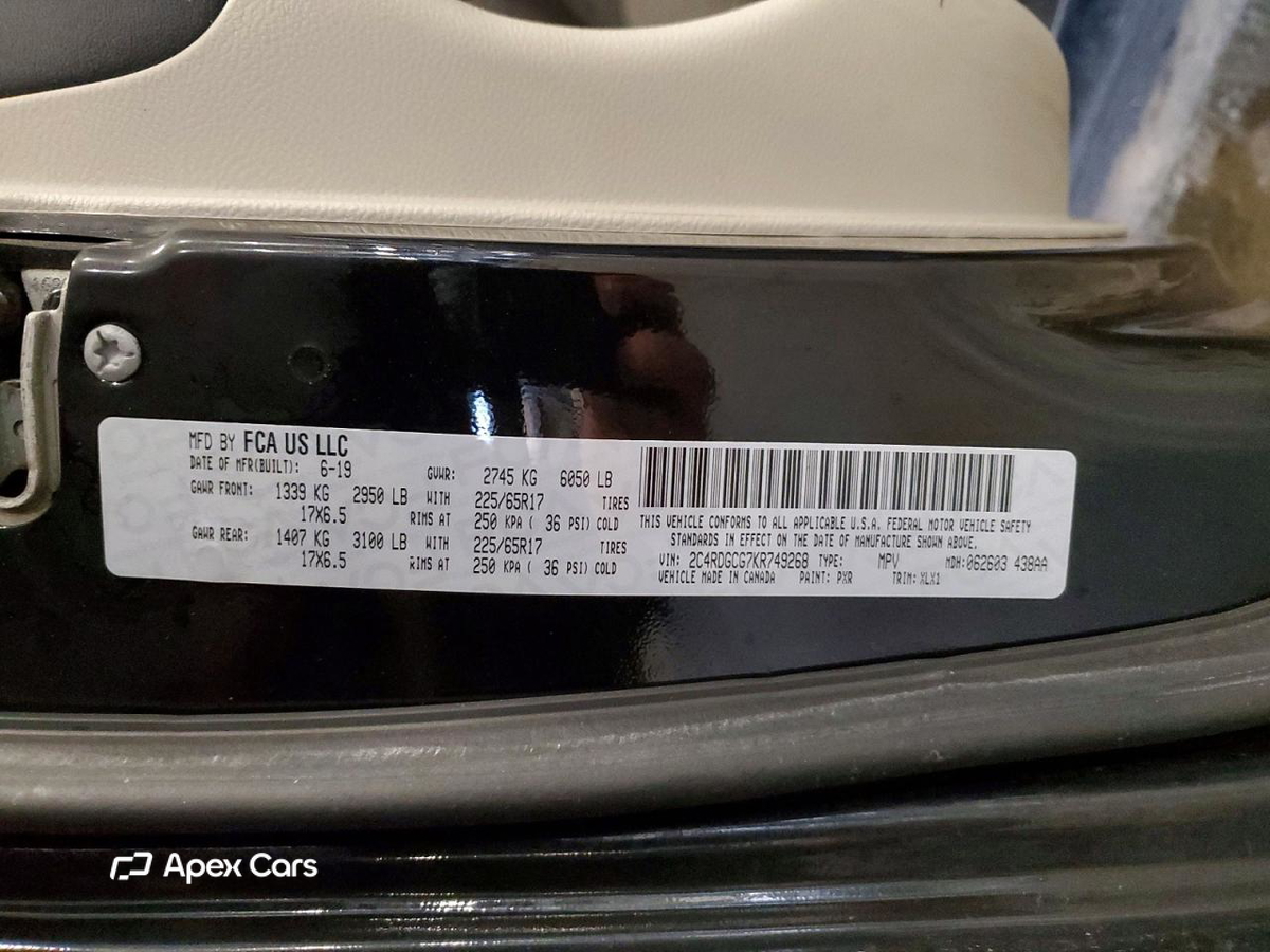 Dodge Caravan 2019