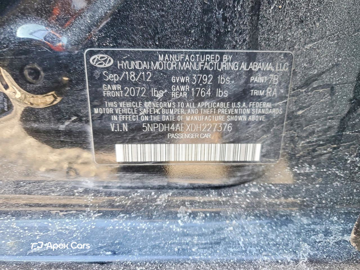 Hyundai Elantra 2013