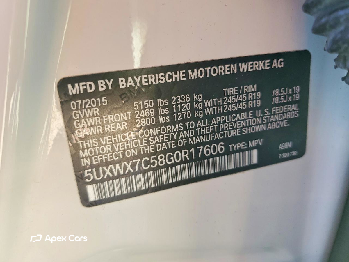 BMW X3 2016