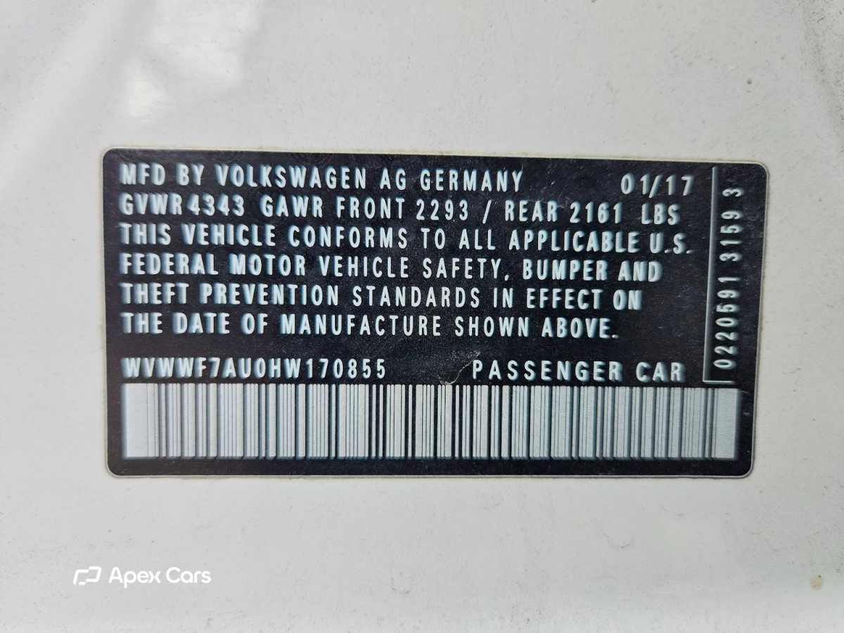 Volkswagen Golf 2017