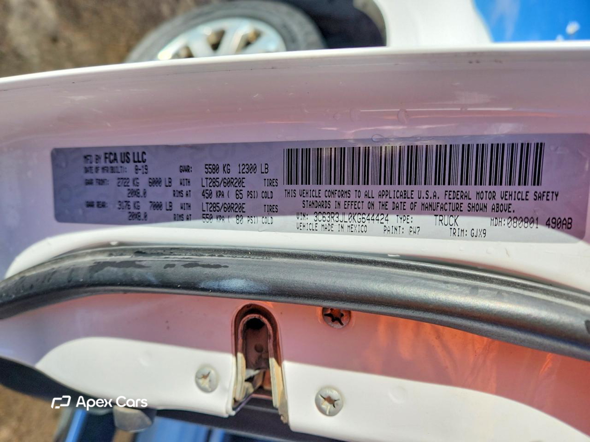RAM 3500 2019