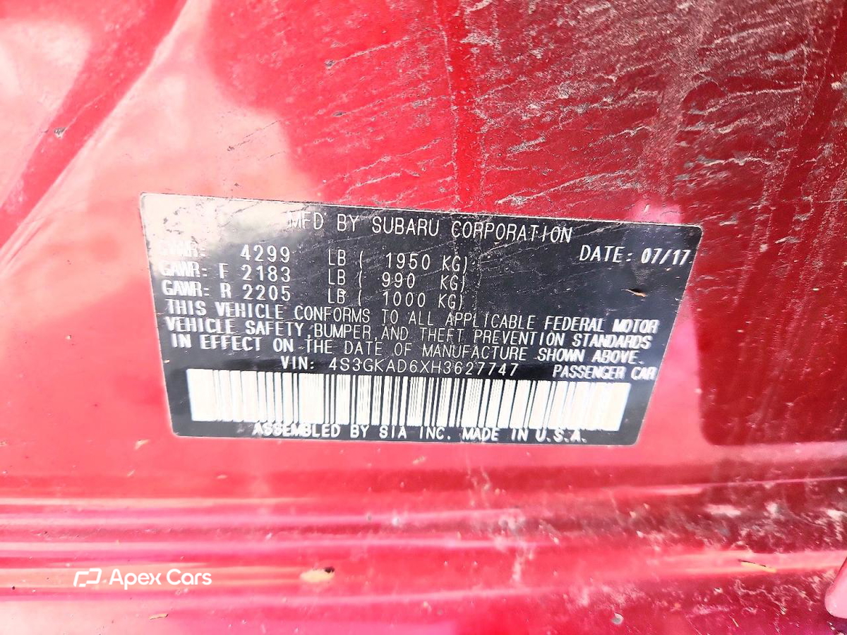Subaru Impreza 2017