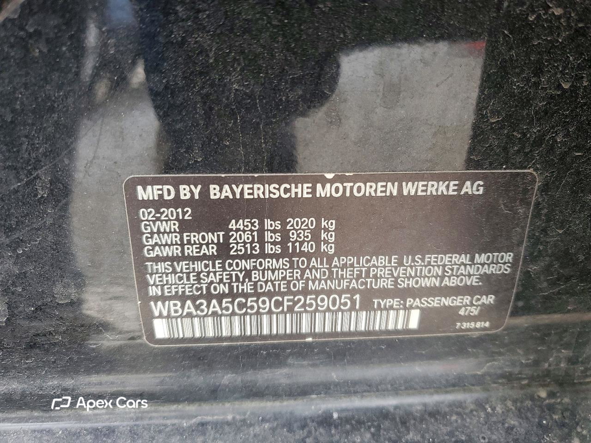 BMW Series 3 2012