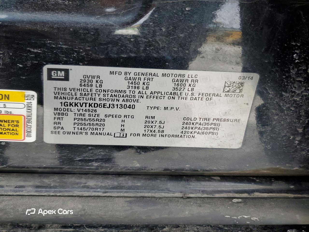 GMC Acadia 2014