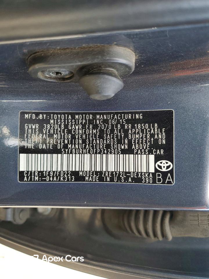 Toyota Corolla 2015