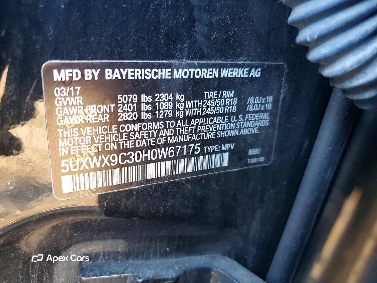 BMW X3 2017