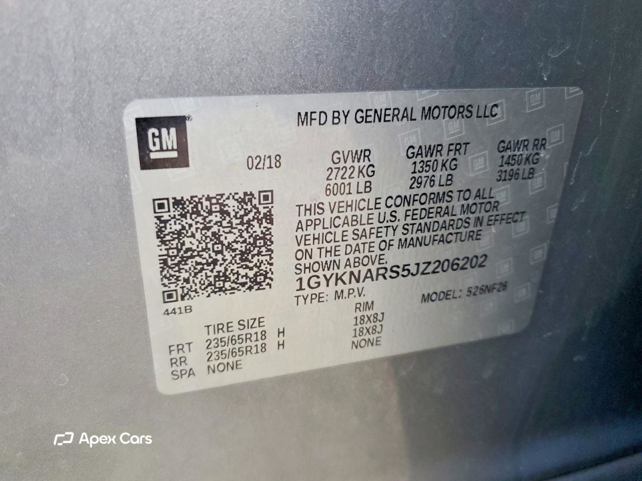 Cadillac XT5 2018