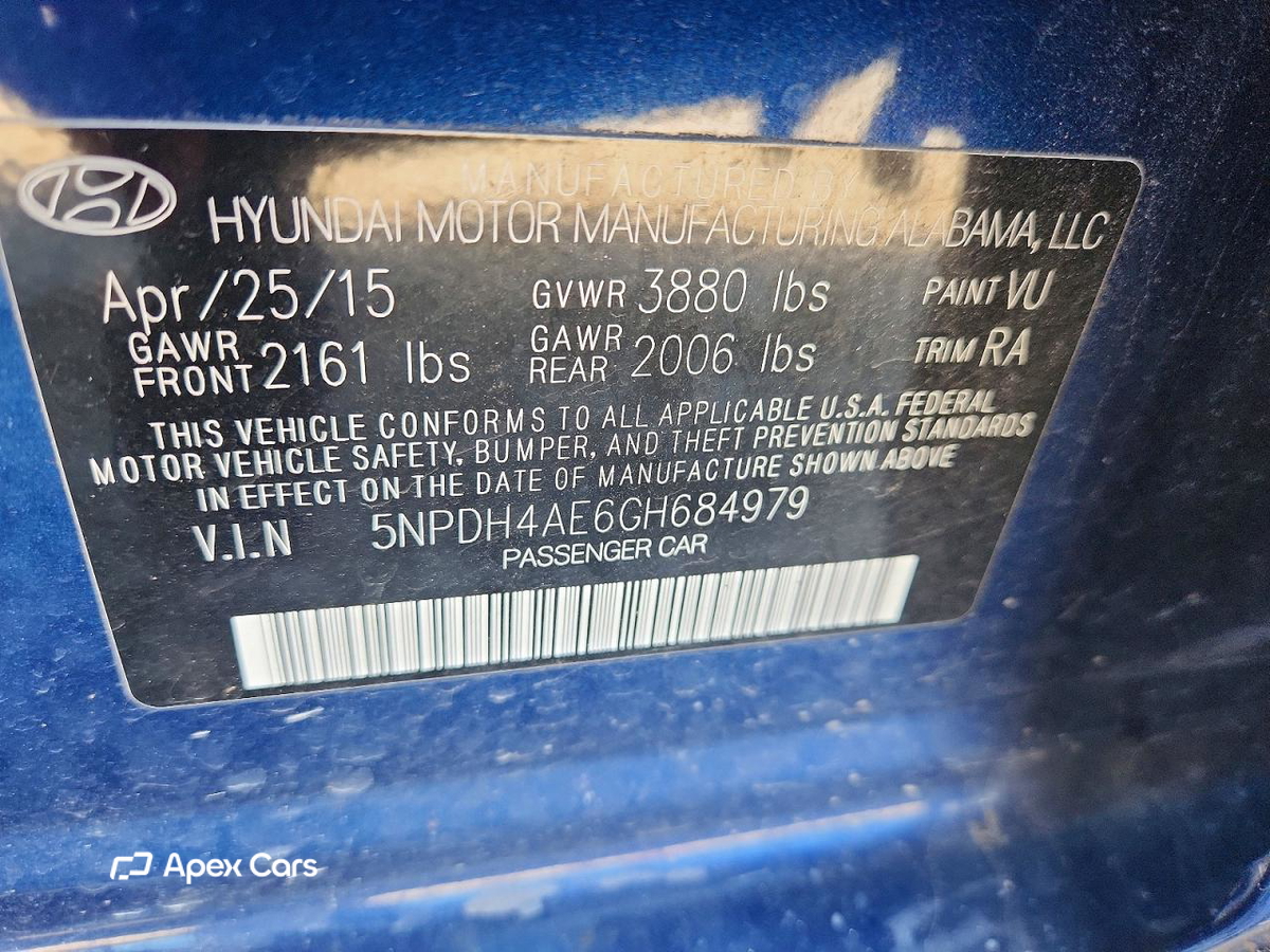 Hyundai Elantra 2016