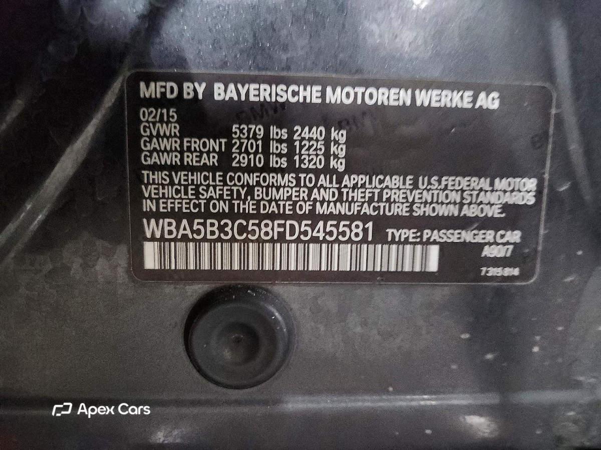 BMW Series 5 2015
