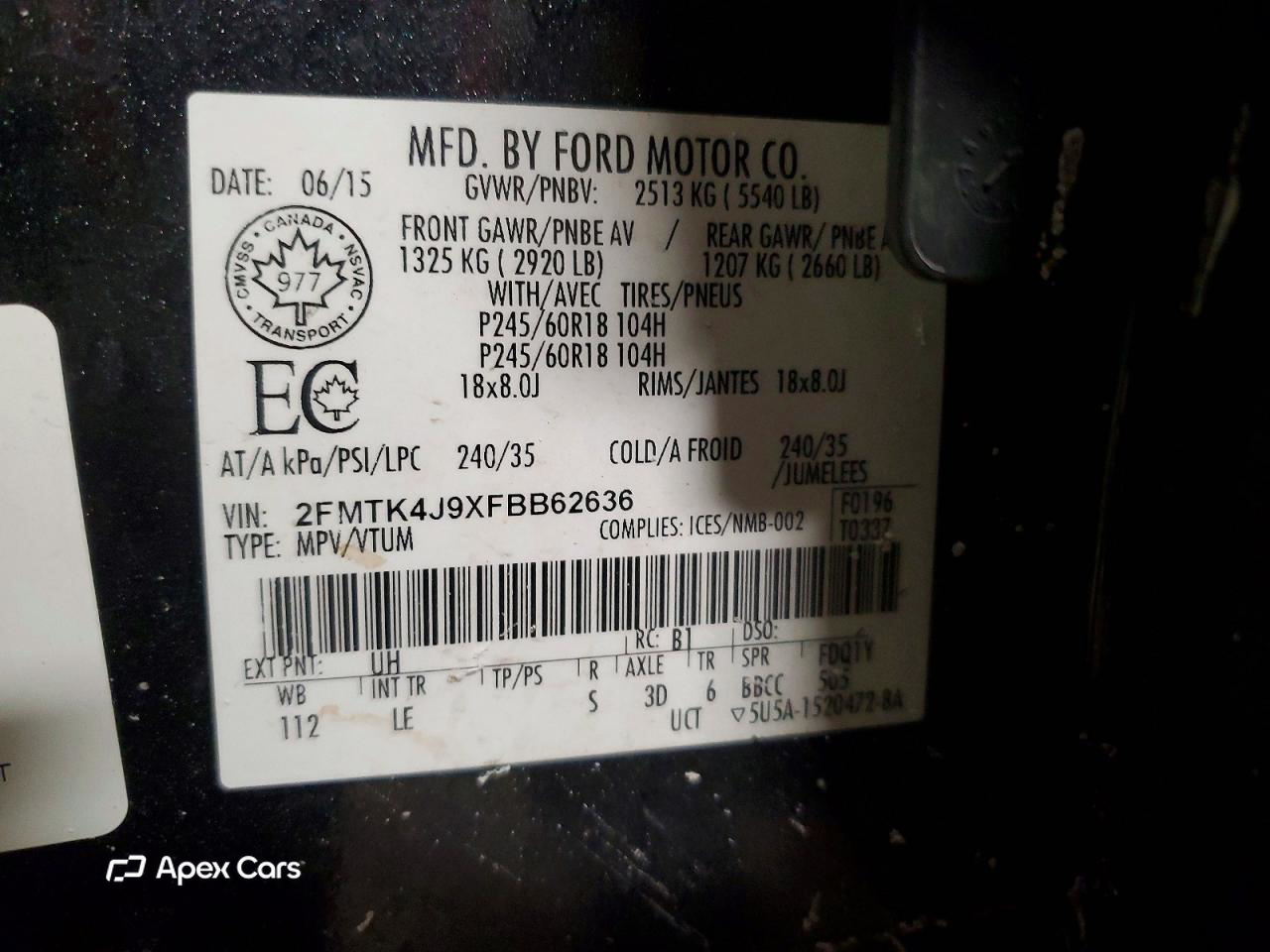 Ford Edge 2015