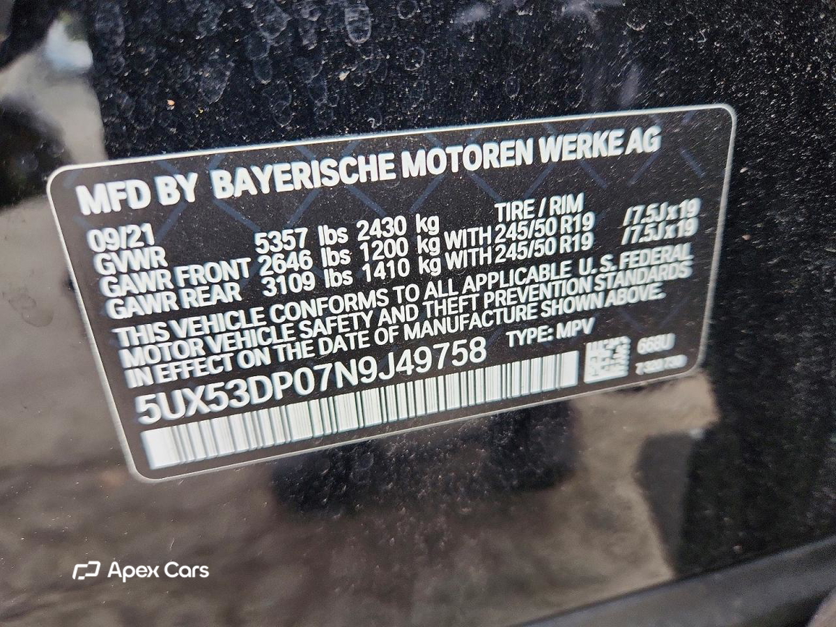 BMW X3 2022
