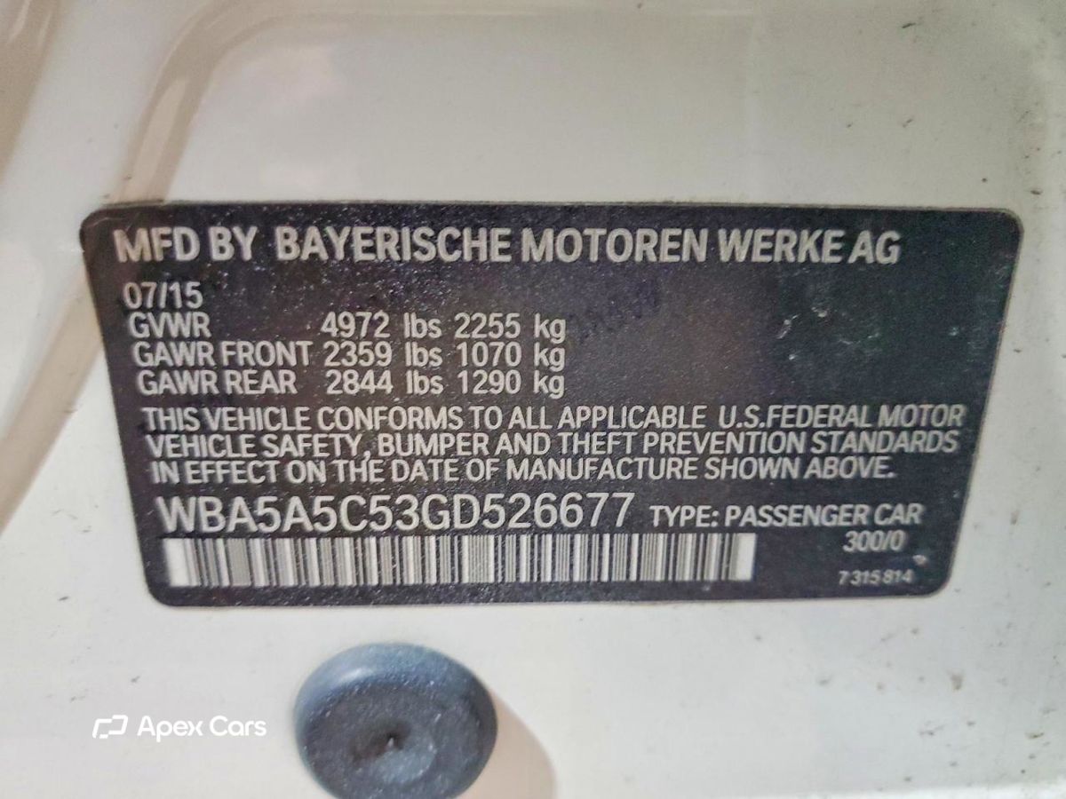 BMW Series 5 2016