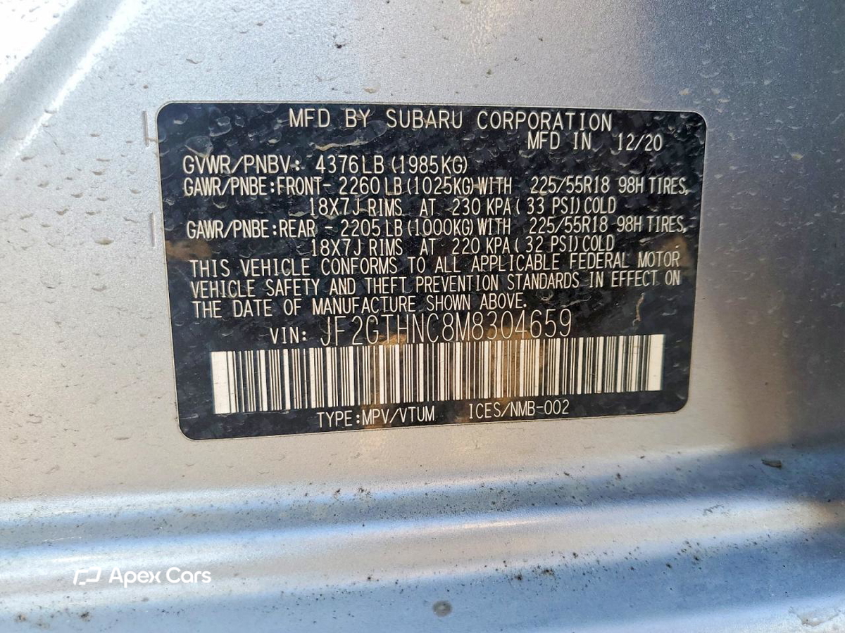 Subaru XV 2021