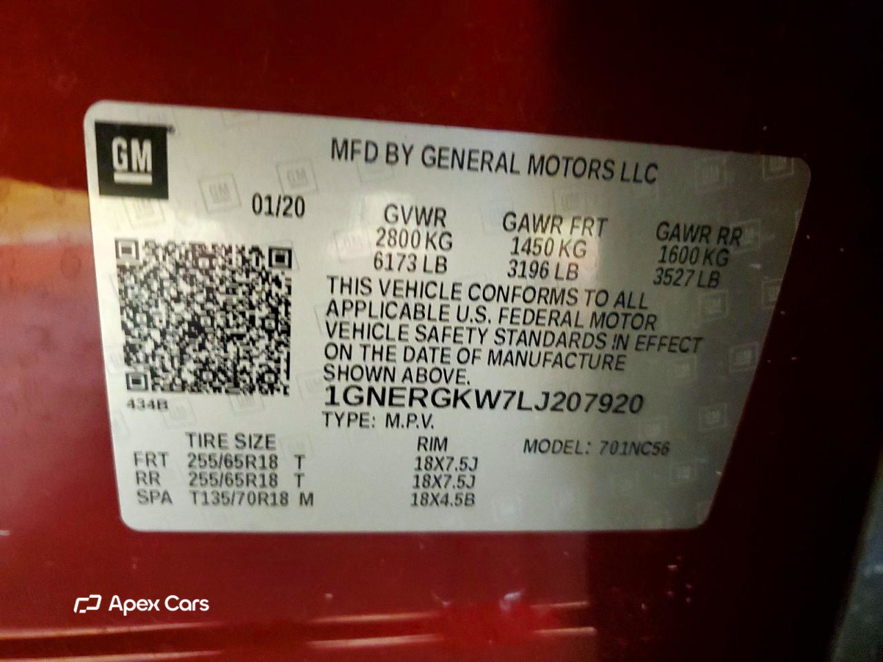 Chevrolet Traverse 2020