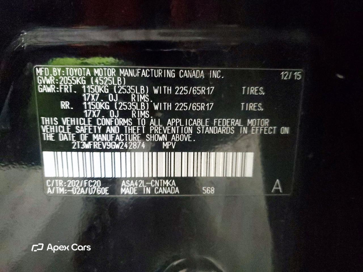 Toyota RAV 4 2016