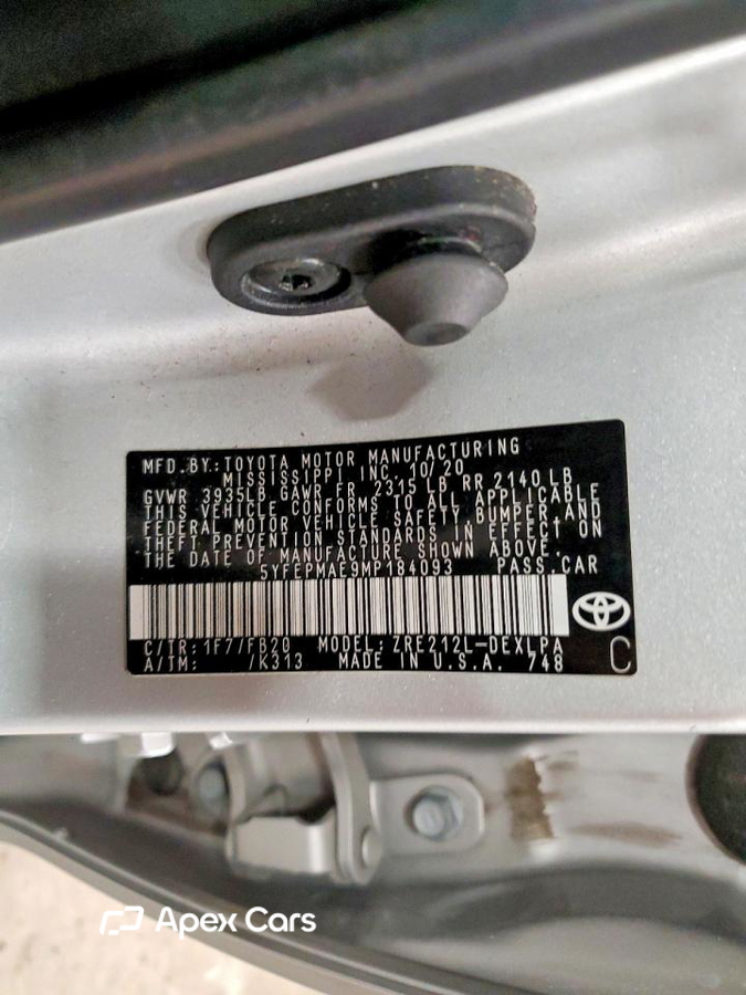 Toyota Corolla 2021