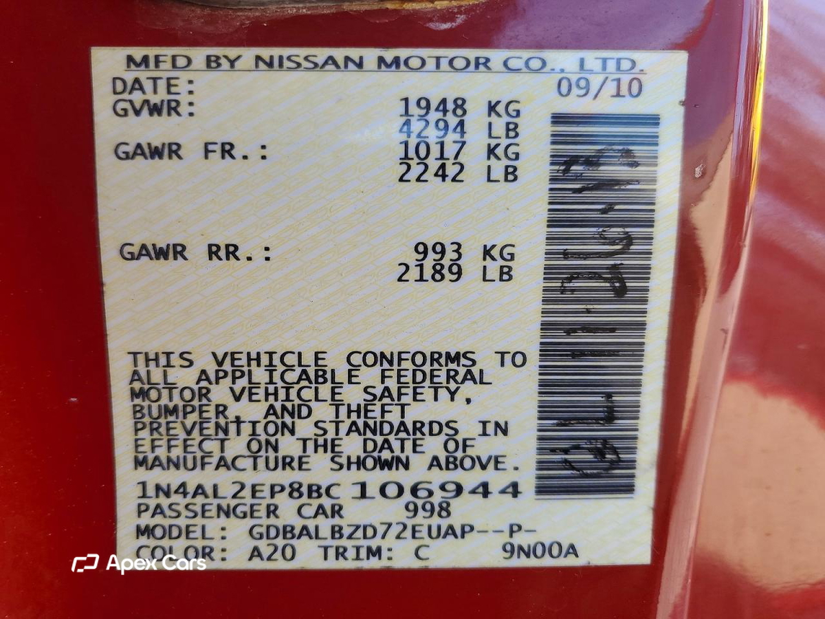Nissan Altima 2011