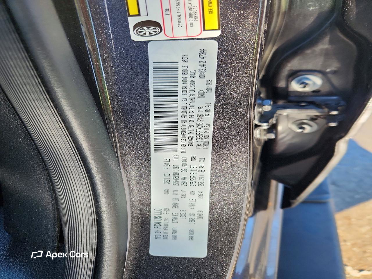 RAM 1500 2019