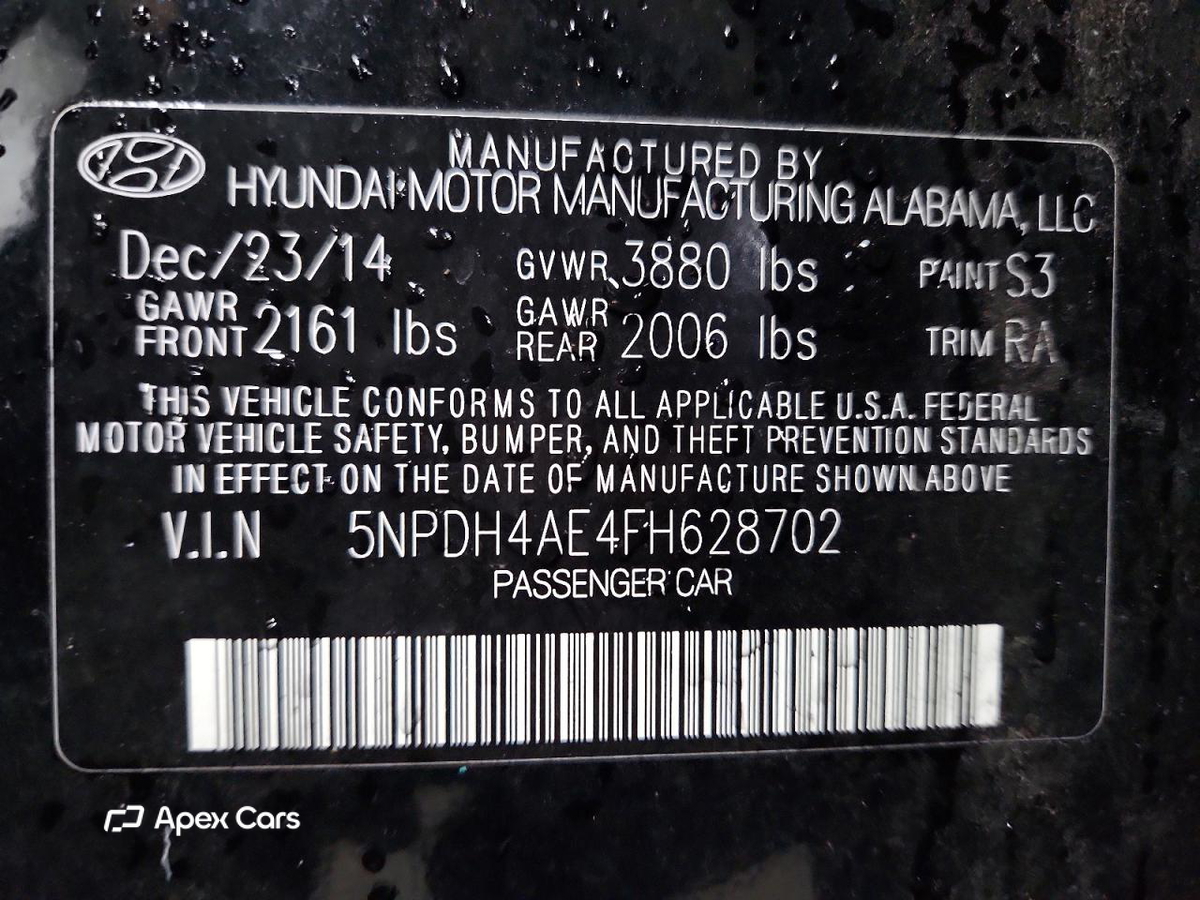 Hyundai Elantra 2015
