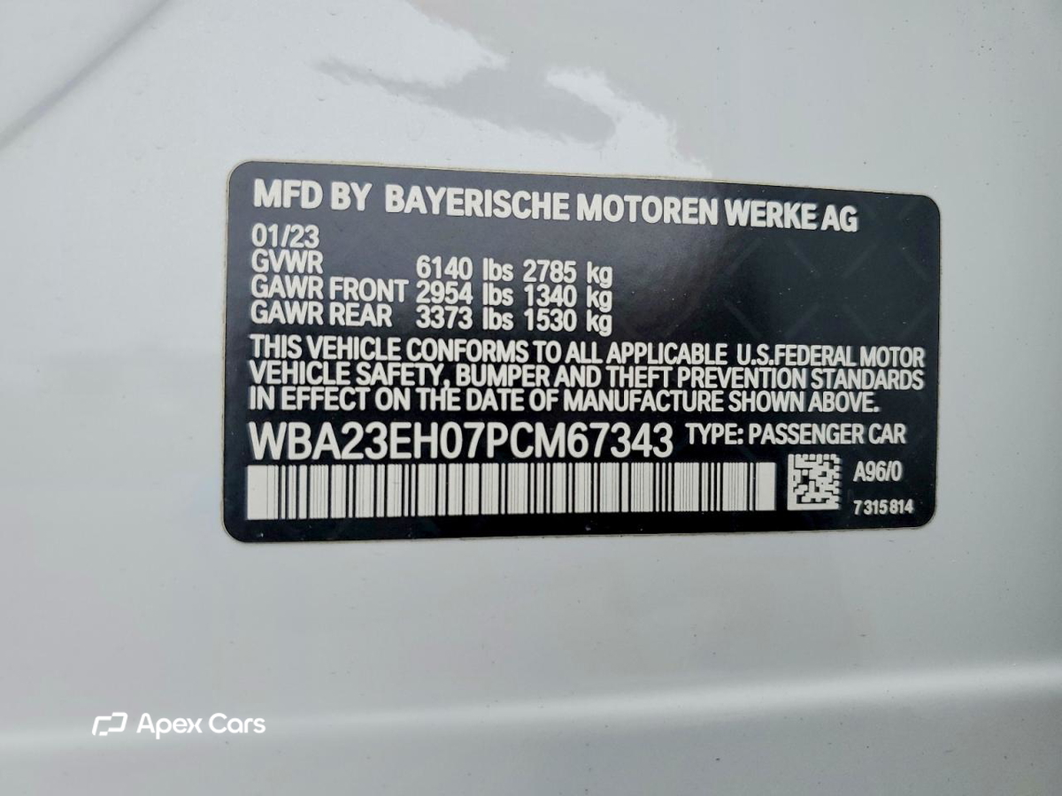 BMW Series 7 2023