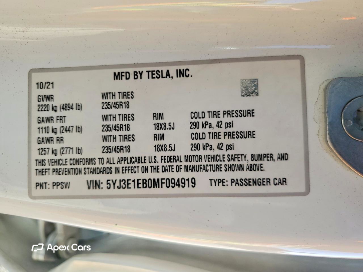 Tesla Model 3 2021