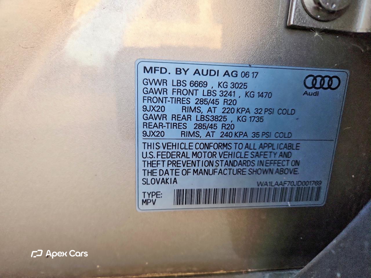 Audi Q7 2018