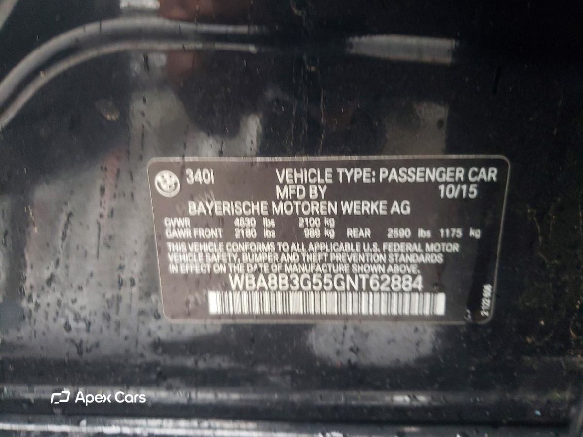 BMW Series 3 2016