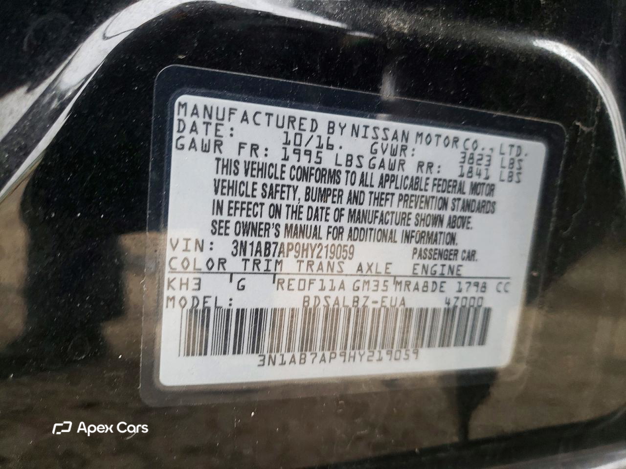 Nissan Sentra 2017